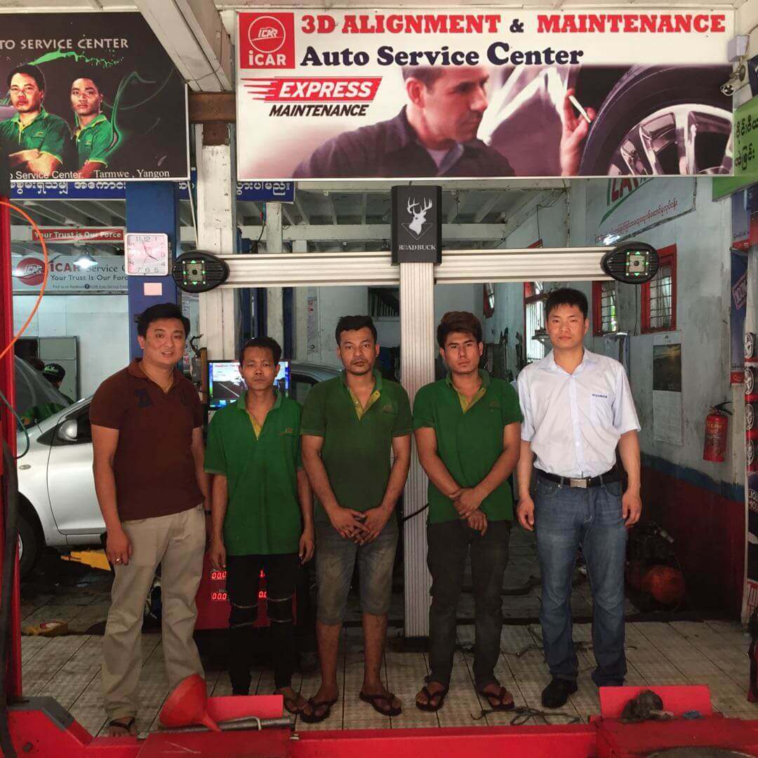 3D car wheel alignment trainning