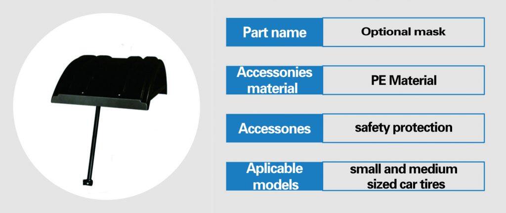 optional mask of wheel balancing machine