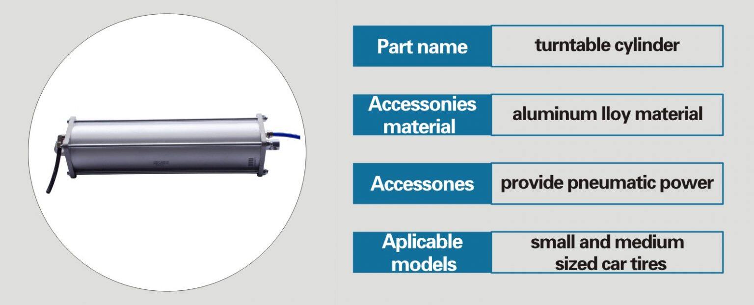 turntable cylinder of tire changing equipment