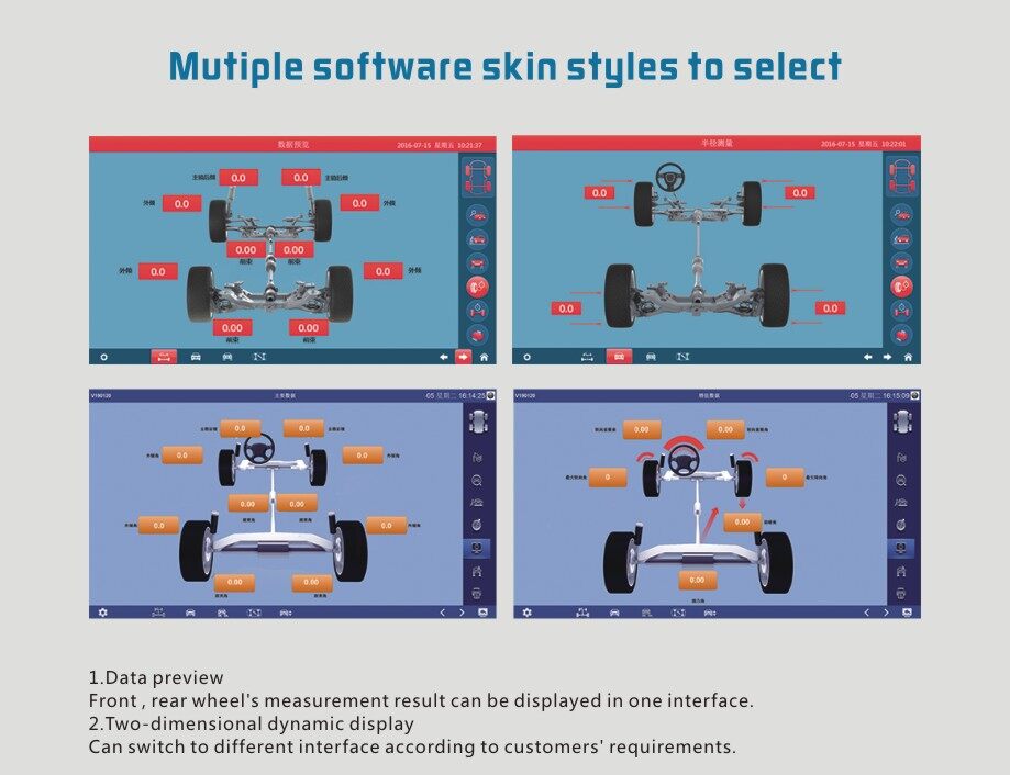 Mutiple software skin styles