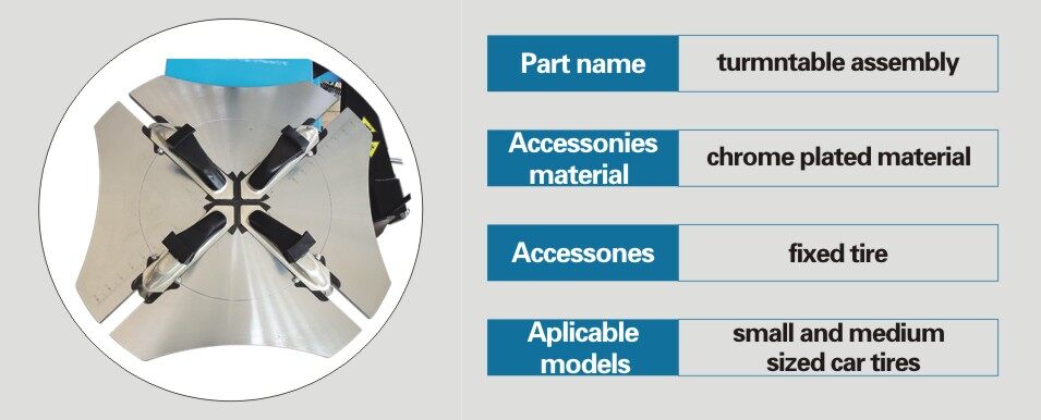 turntable assembly of car tires changer